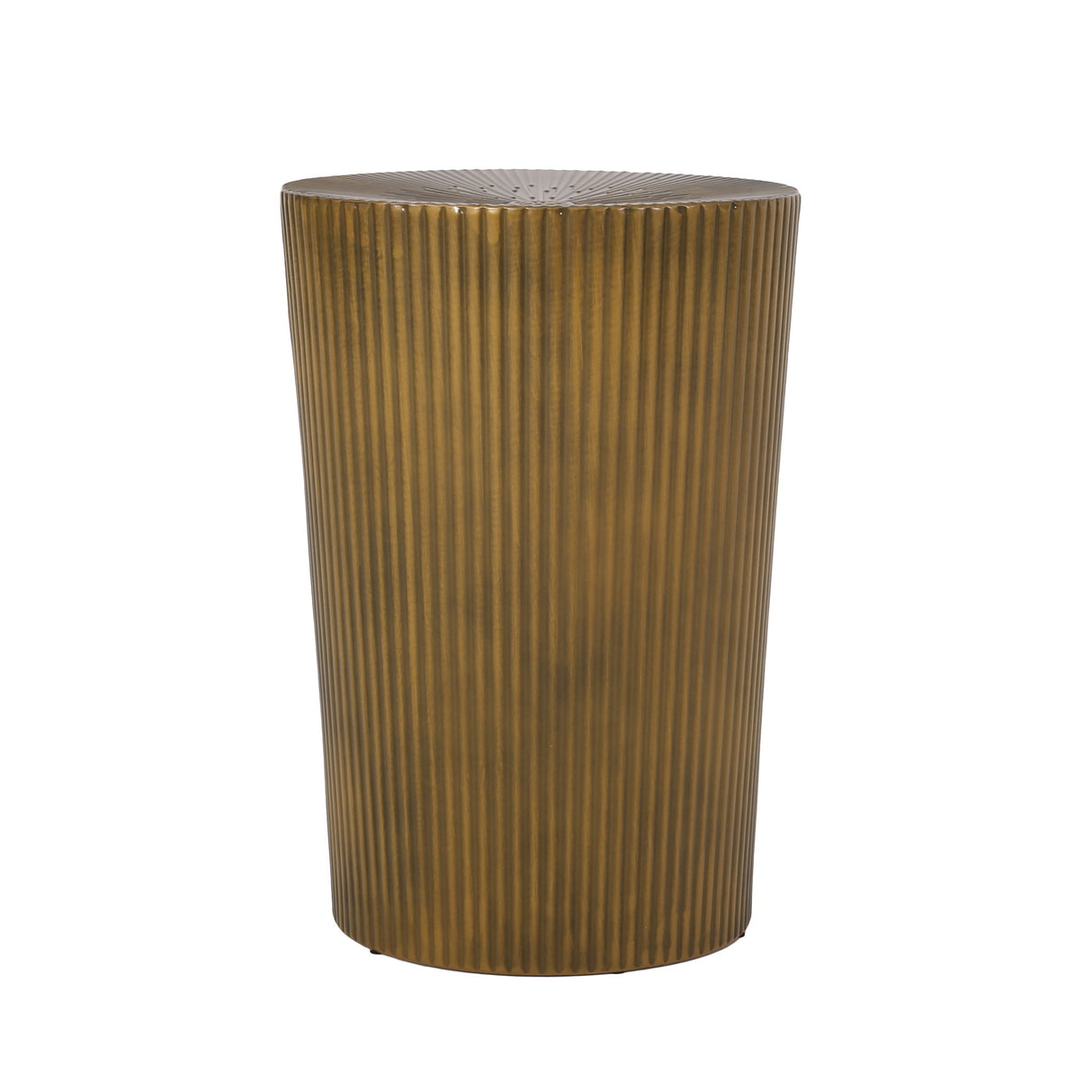 Langseth - Iron Sunburst Side Tables (Set of 2) Modern Design - Gold