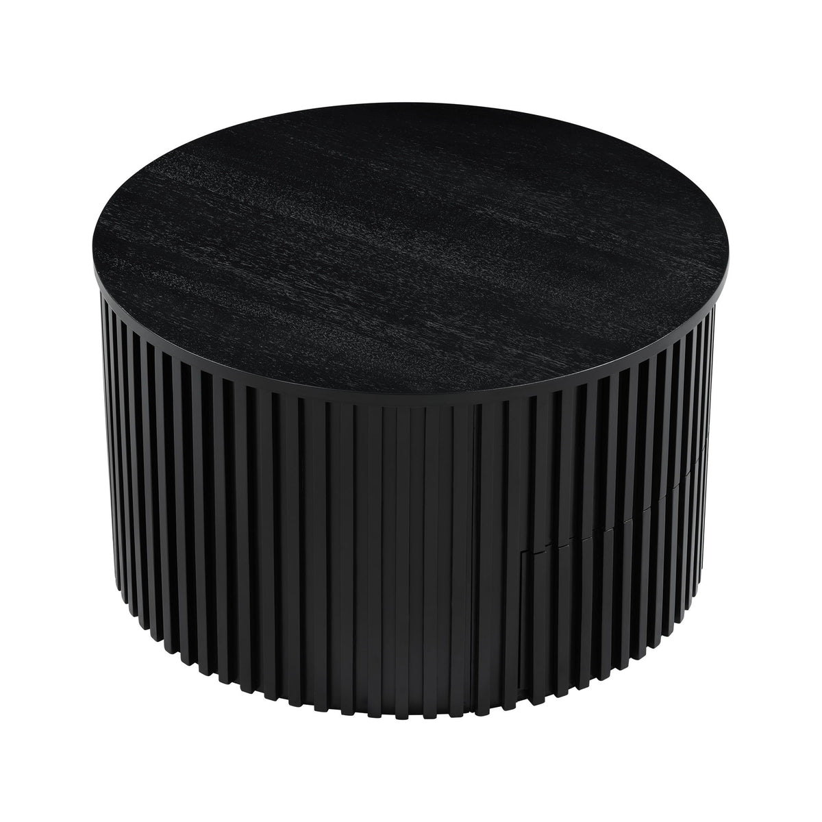 Round Lift Top Coffee Table With Hidden Storage For Living Room