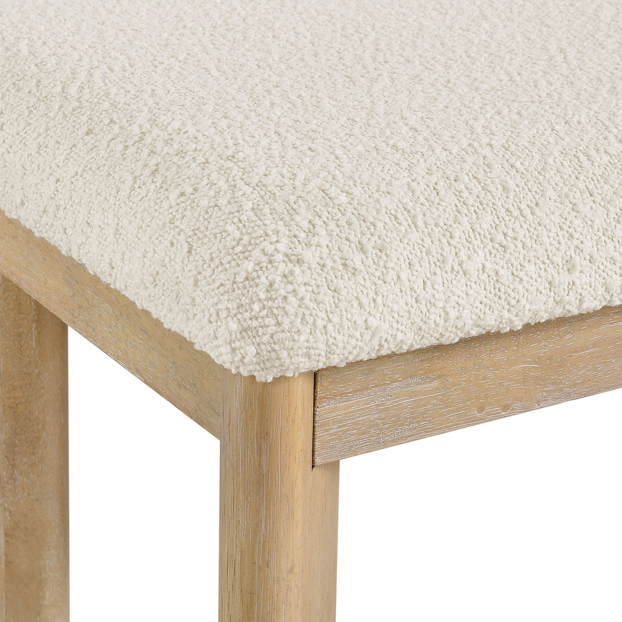 Backless Upholstered Dining Bench
