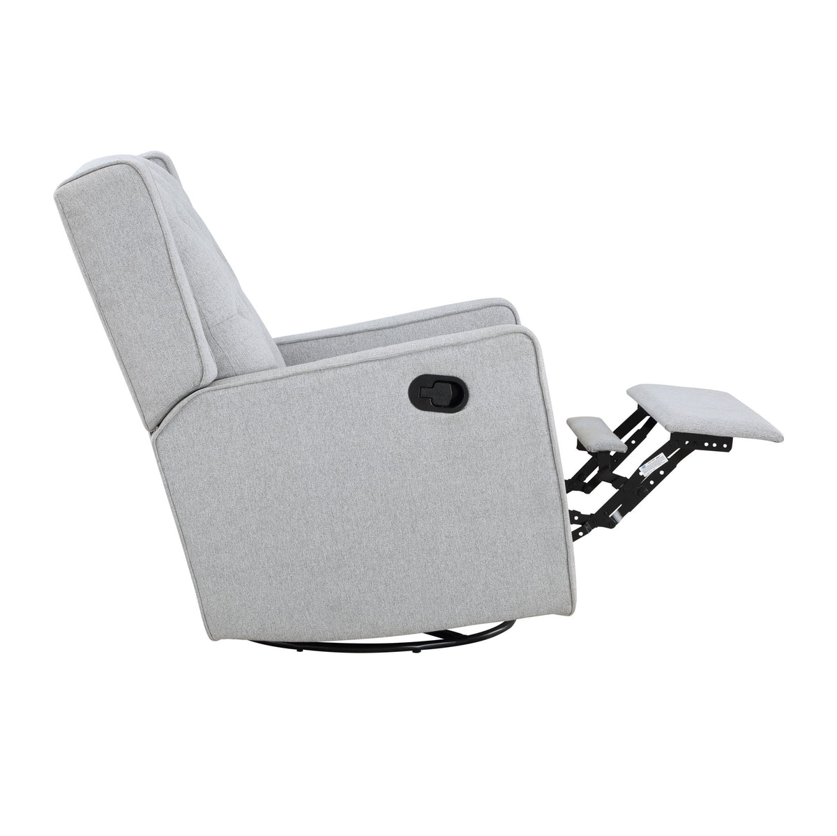 Milah - Gliding Swivel Recliner Tufted Brushed - Natural
