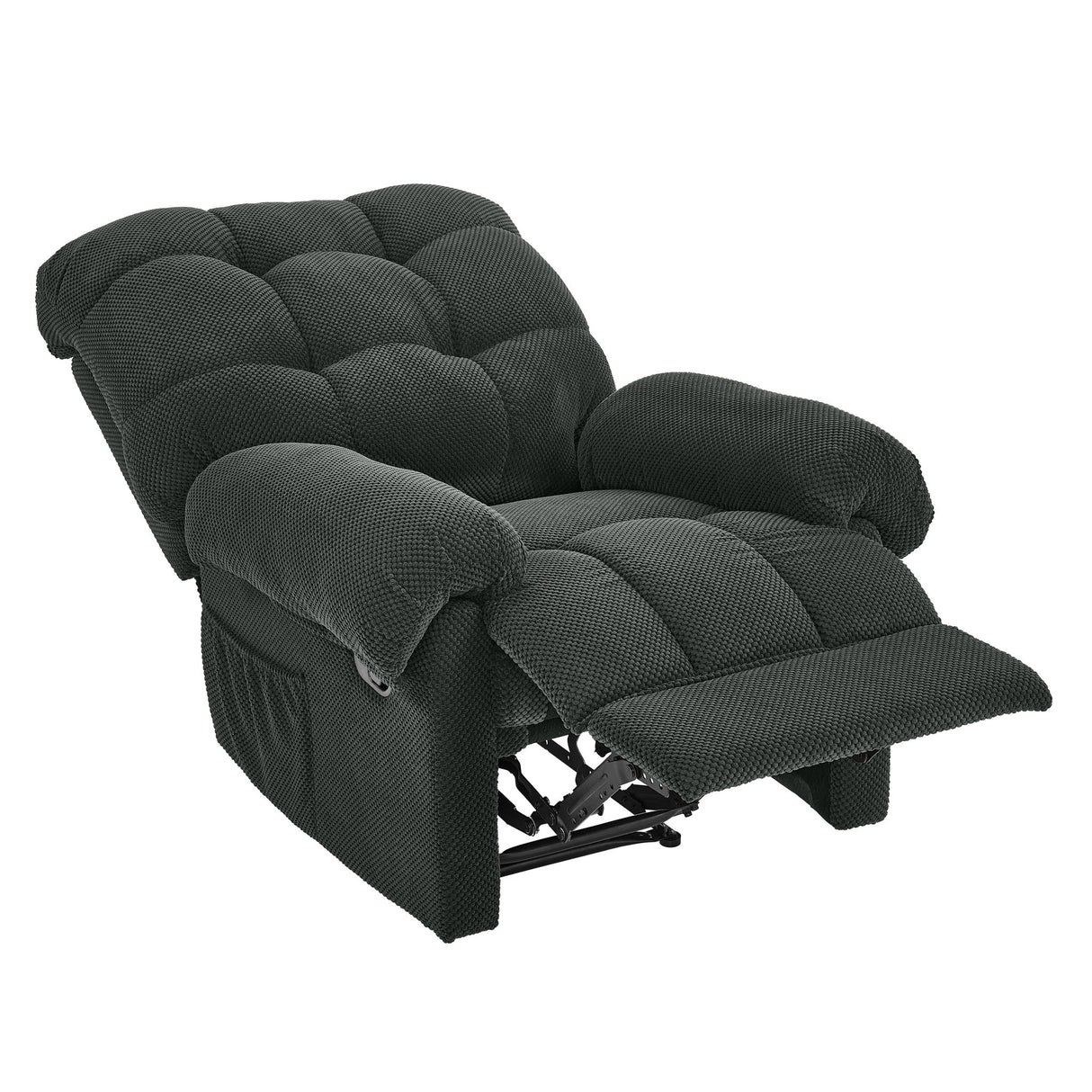 Manual Recliner, Padded Footrest