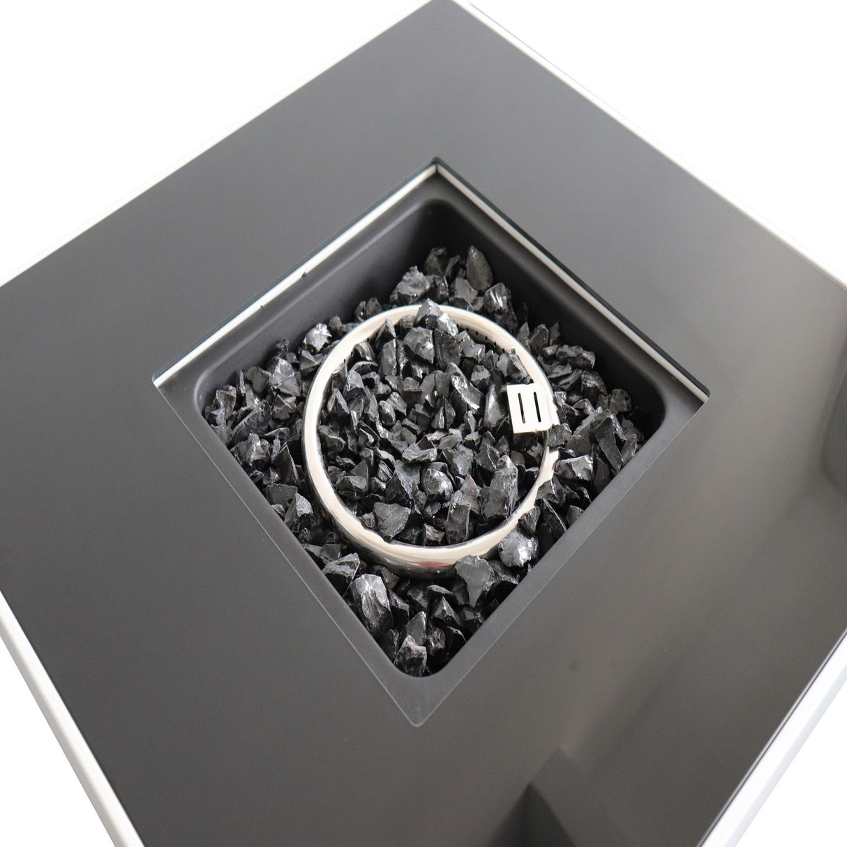 Propane Firepit Table Outdoor Heater High Heat Output Steel 30x25in
