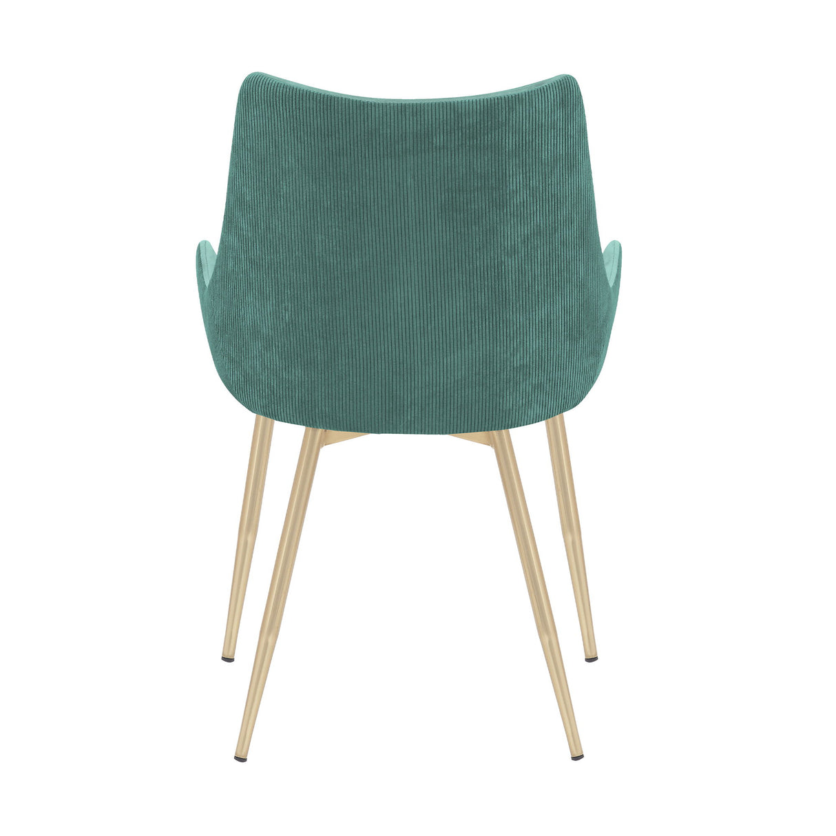 Avery - Dining Room Chair With Gold Legs - Teal