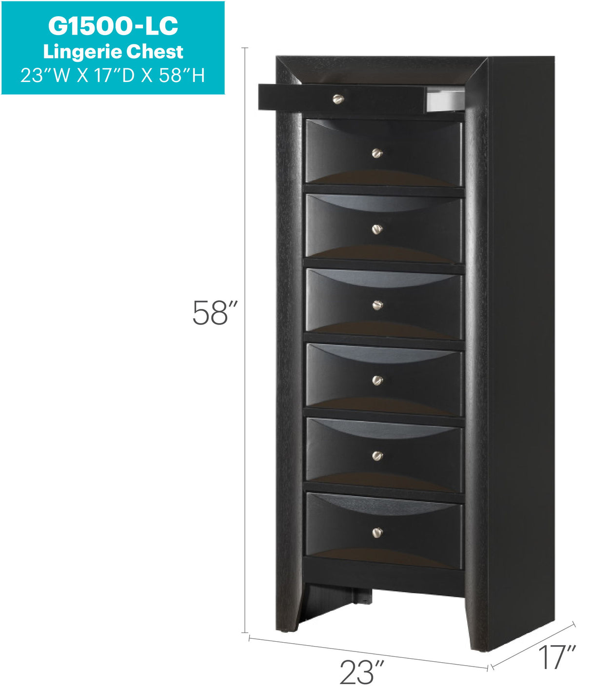 Marilla - 7 Drawer Lingerie Chest
