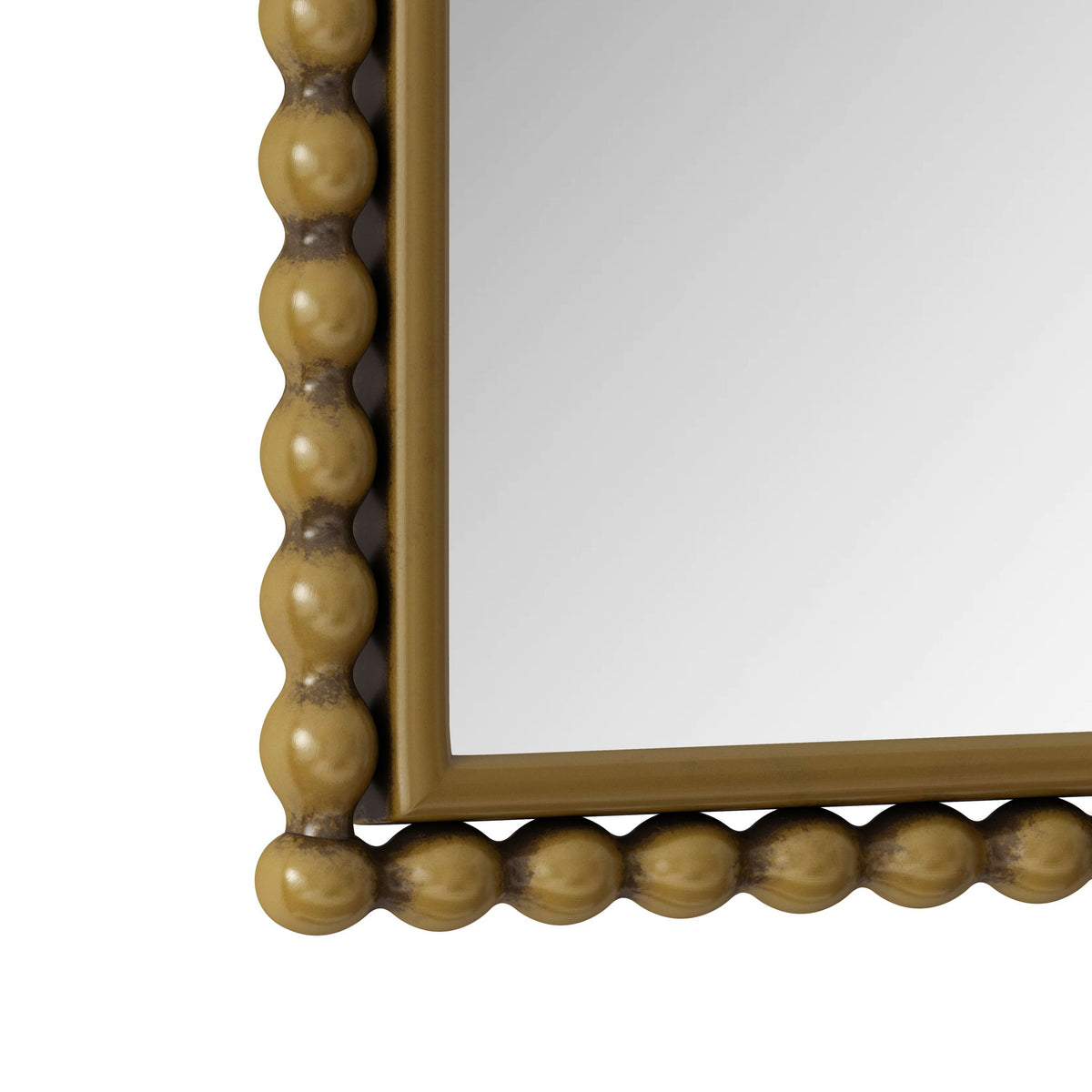 Vintage Iron Art Arch Mirror, Wall Hanging Or Table Display