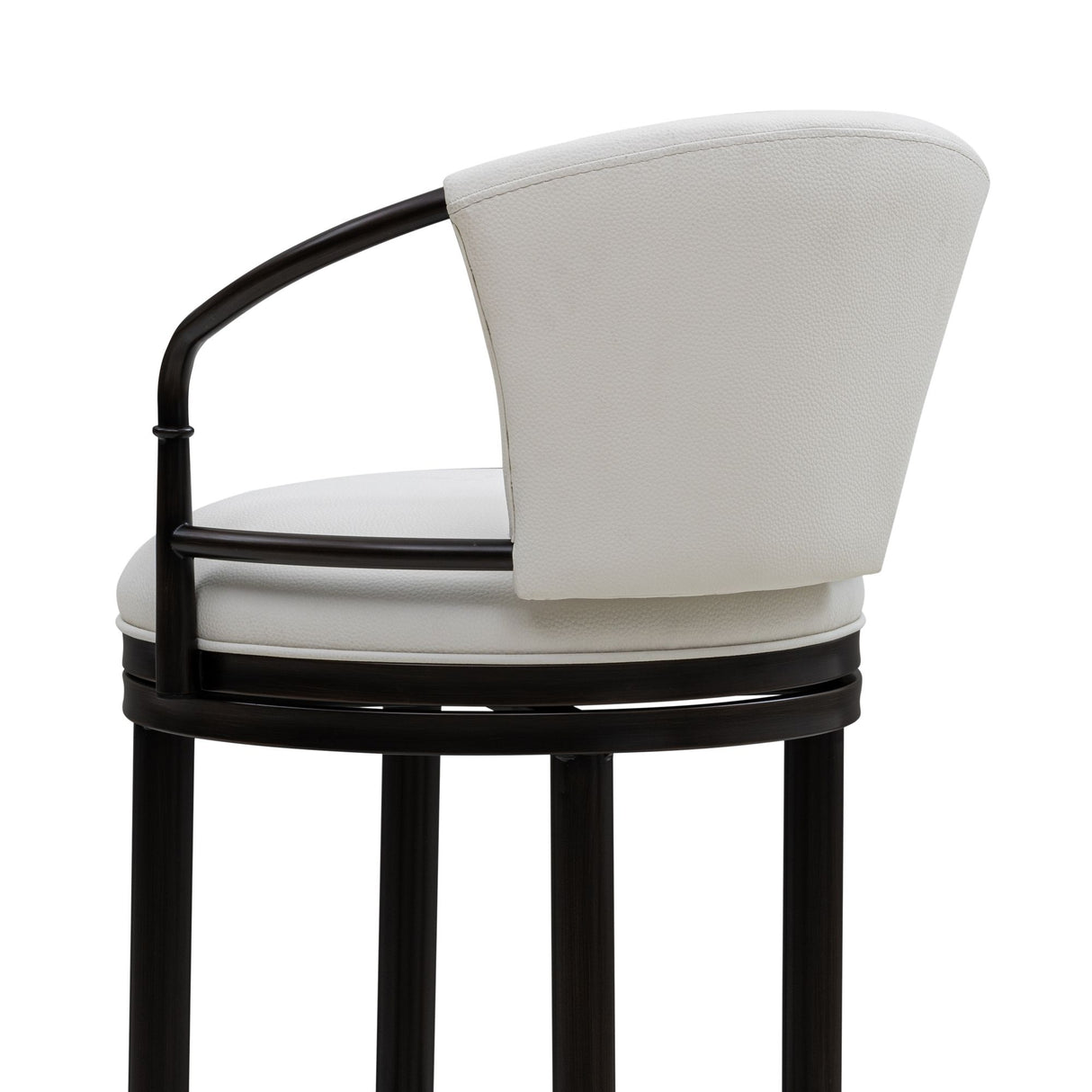 Otis - Upholstered Swivel Bar Height Barstool