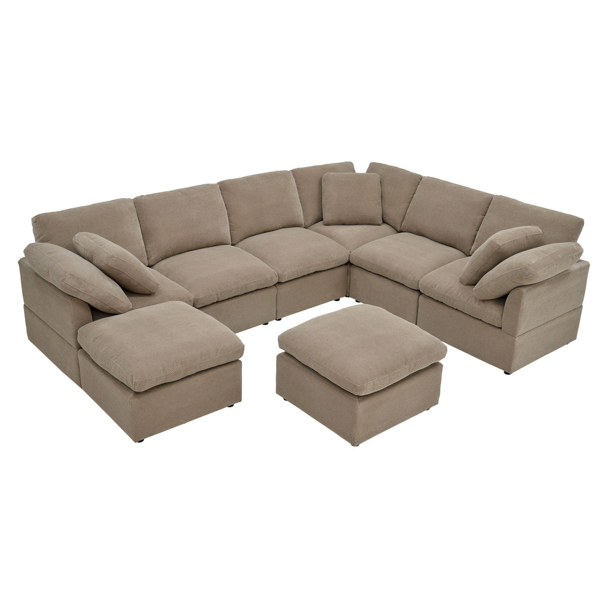 Modular Cloud Sofa, Freely Configurable Corner