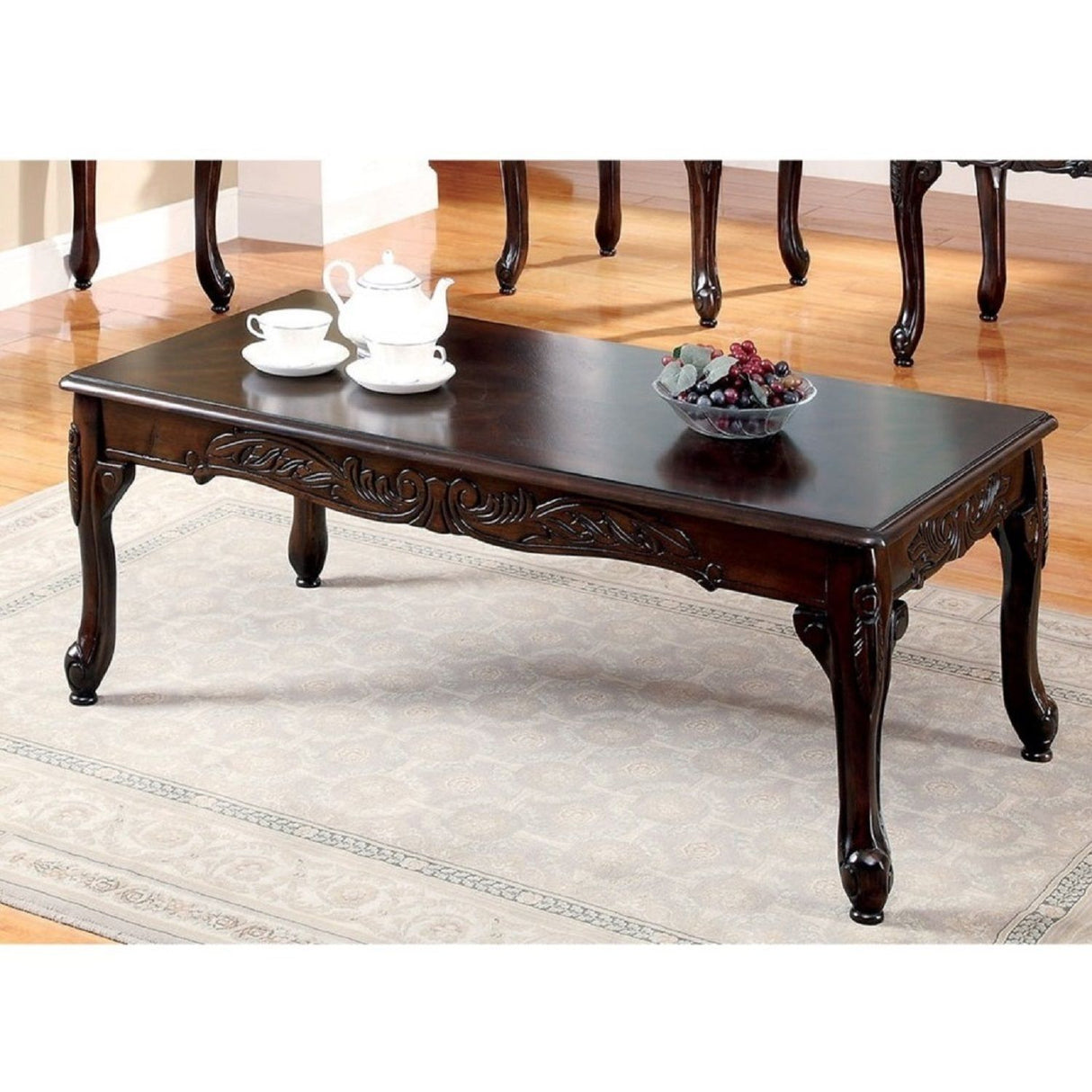 3 Piece Coffee Table Set - Cherry