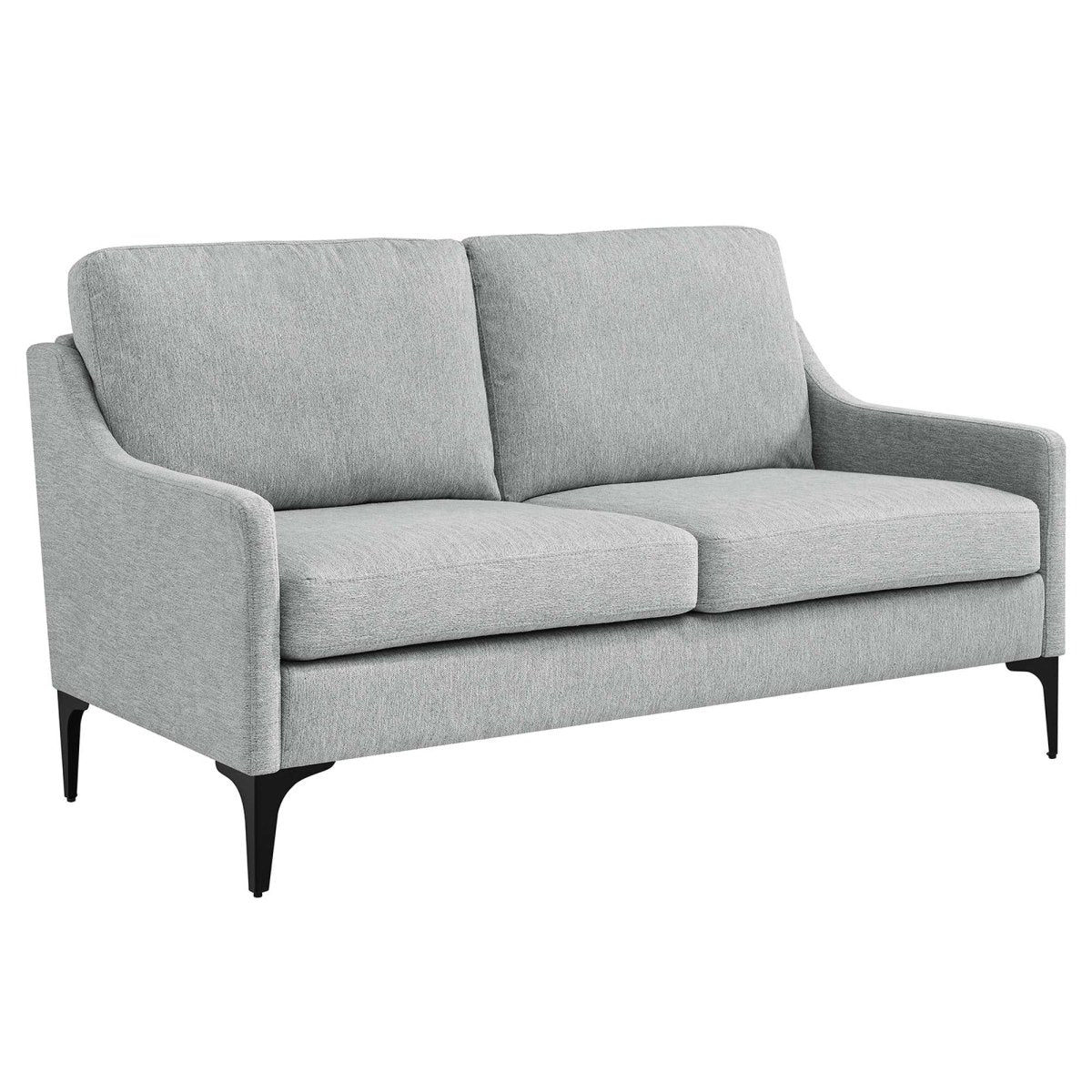 59 - Inch Corland Upholstered Fabric Loveseat - Loveseats available at Alpine Outlets in Denver
