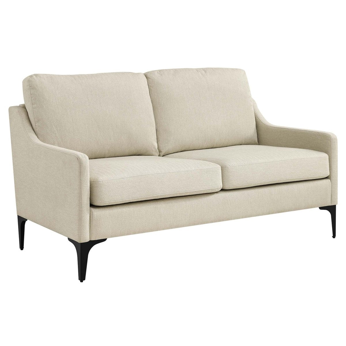 59 - Inch Corland Upholstered Fabric Loveseat - Loveseats available at Alpine Outlets in Denver