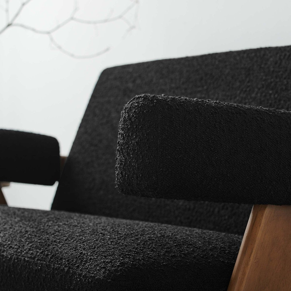 59 - Inch Lyra Boucle Fabric Upholstered Loveseat - Loveseats available at Alpine Outlets in Denver