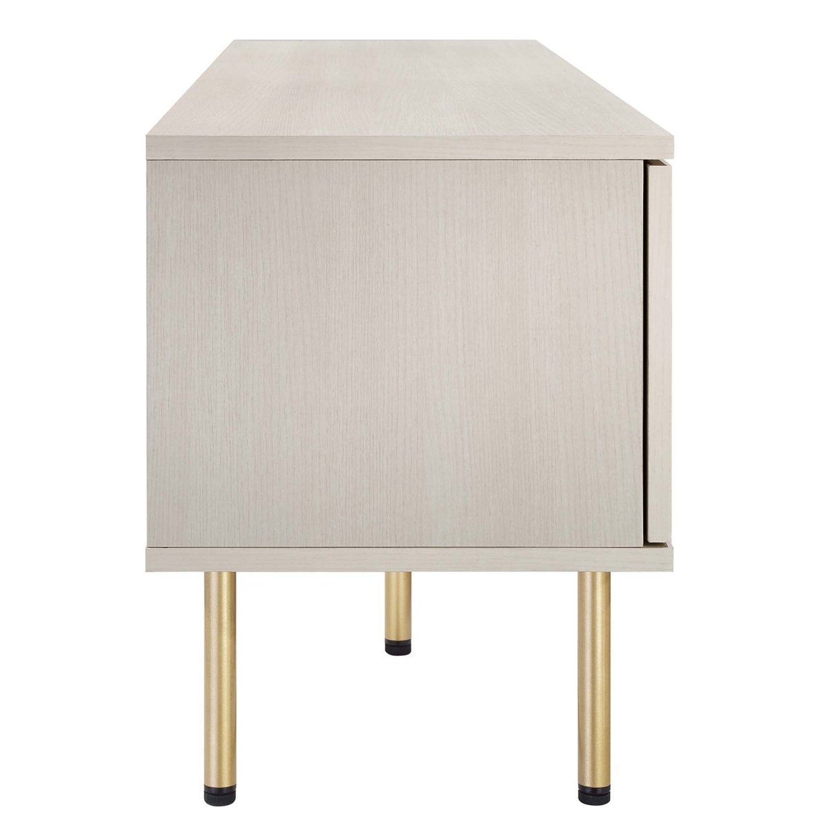 59 Inch Modern Rattan Sliding Door TV Stand - TV Stands available at Alpine Outlets in Denver