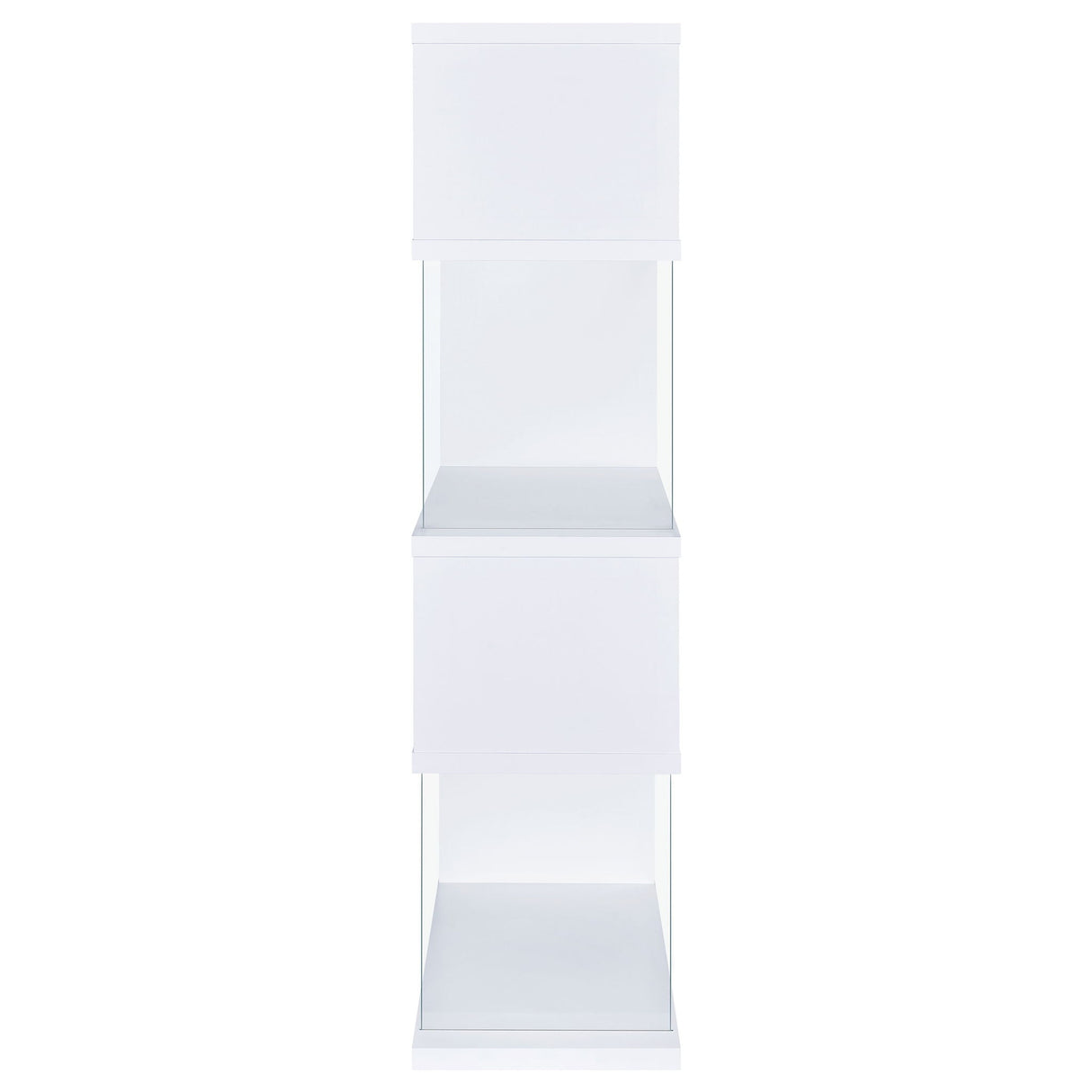 Elias - 4 Shelf Bookshelf With Zigzag Design