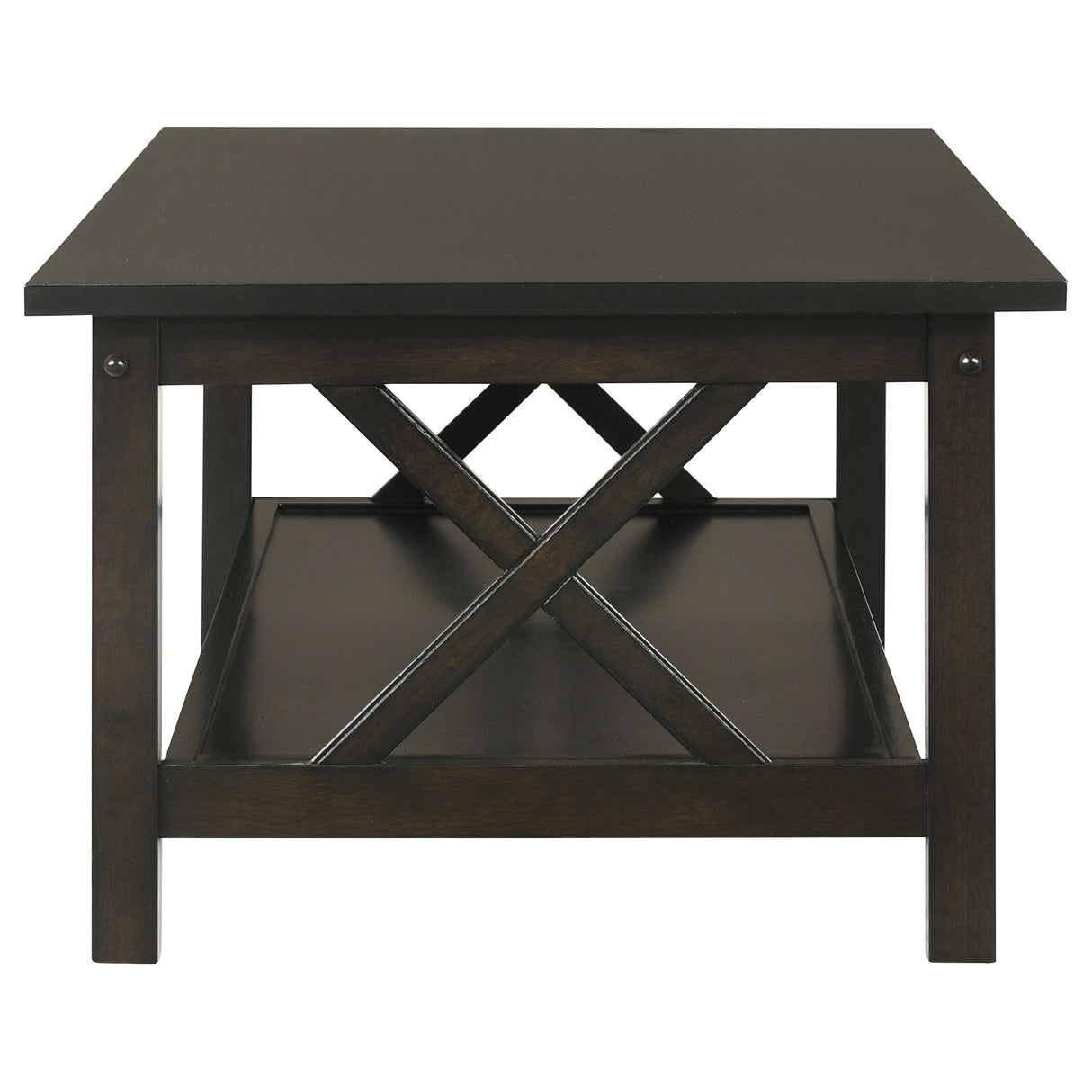 Rachelle 3-Piece Coffee Table Set, Dark Merlot