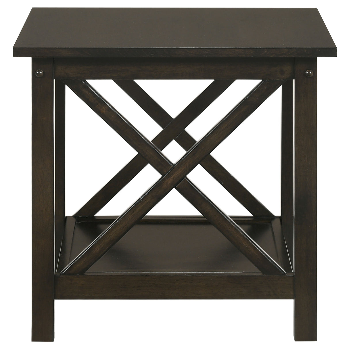 Rachelle 3-Piece Coffee Table Set, Dark Merlot