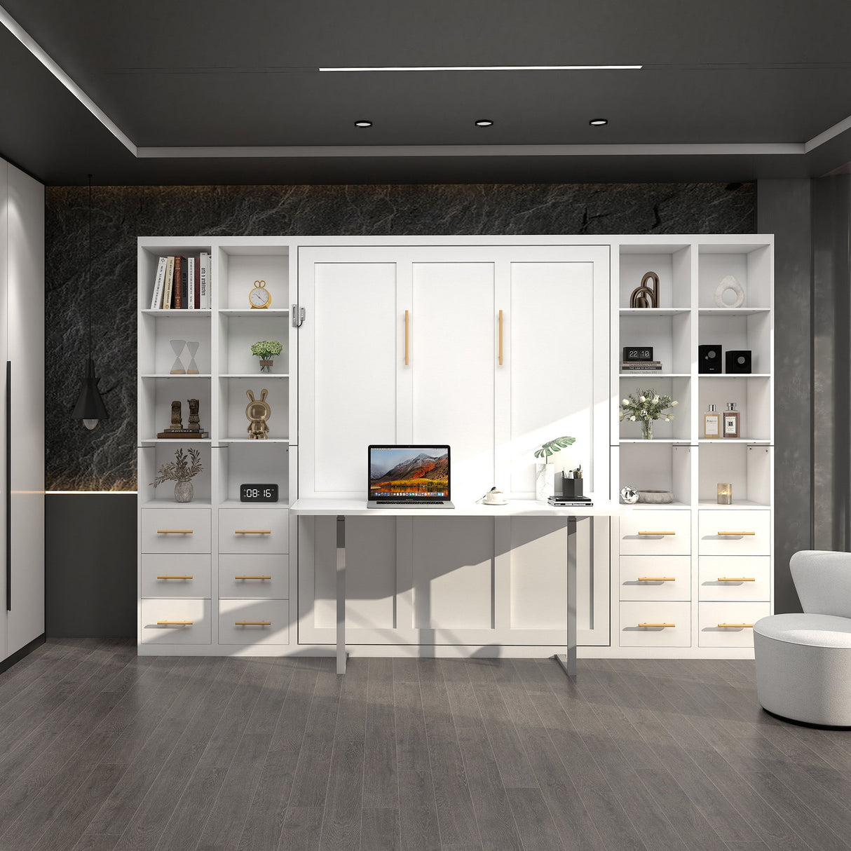 Multifunctional Vertical Murphy Wall Bed