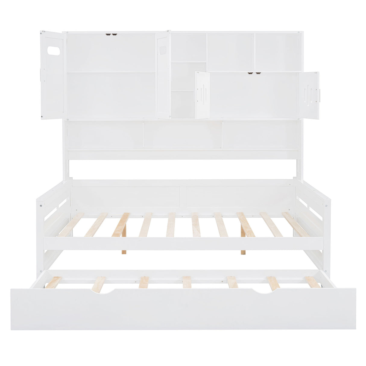 Daybed & All-In-One Cabinet And Shelf