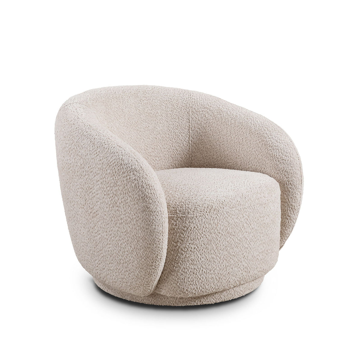 Swivel Accent Upholstered Barrel Chair