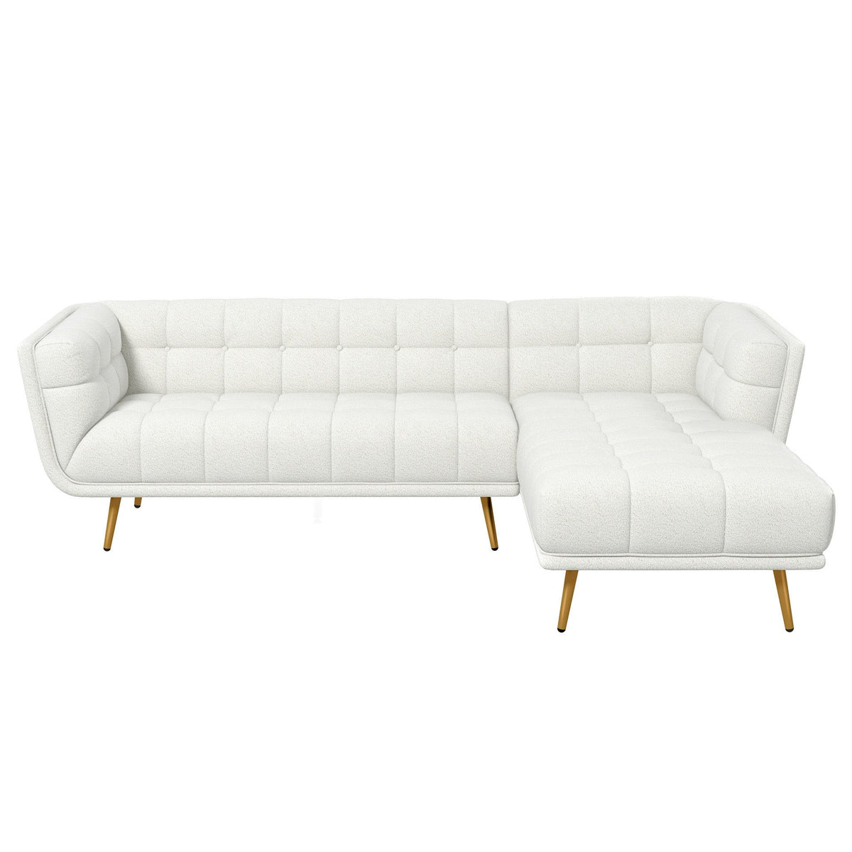 Addison - L Shape Sectional Sofa Tufted