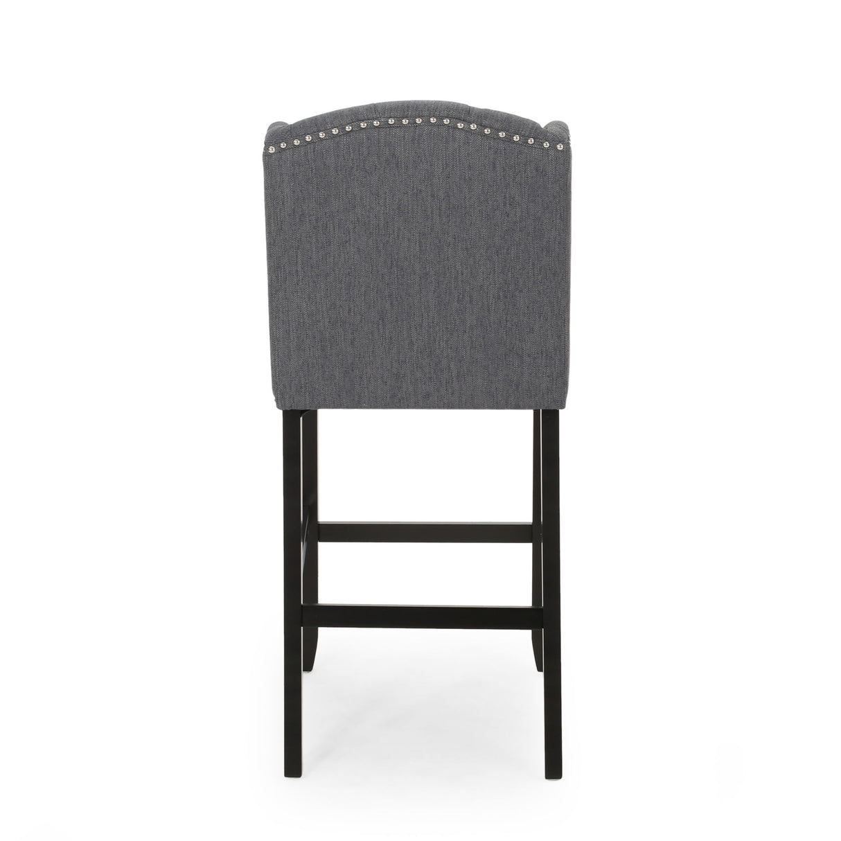 Vienna - Contemporary Fabric Tufted Wingback Counter Stools (Set of 2)