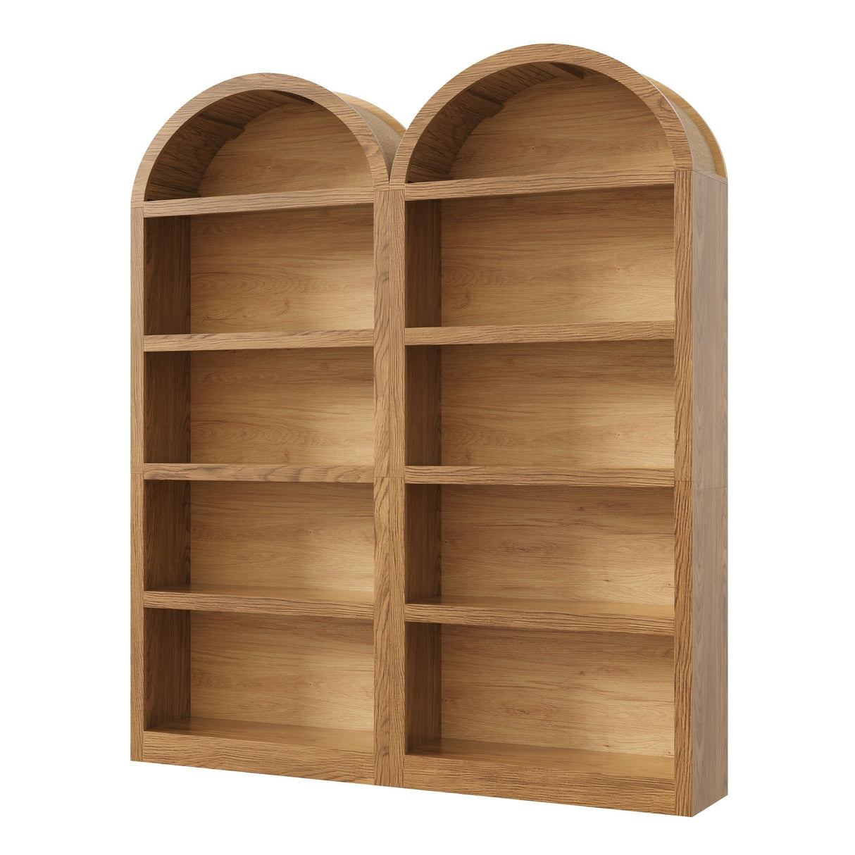 Freestanding Tall Bookshelves (Set of 2)