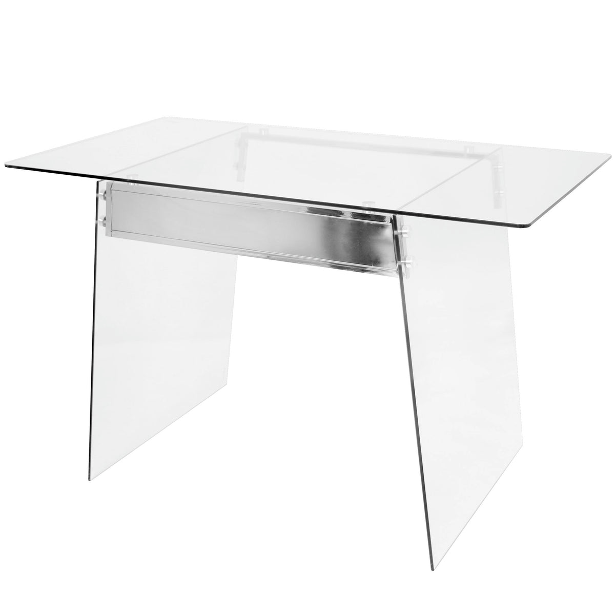 Glacier - Contemporary Desk - Clear