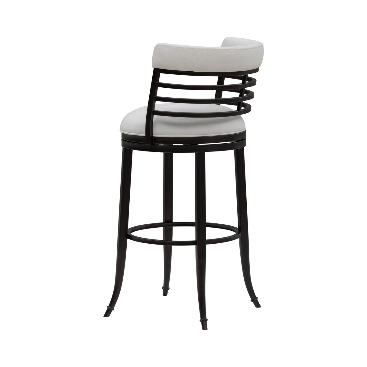 Telia - Upholstered Swivel Bar Height Barstool