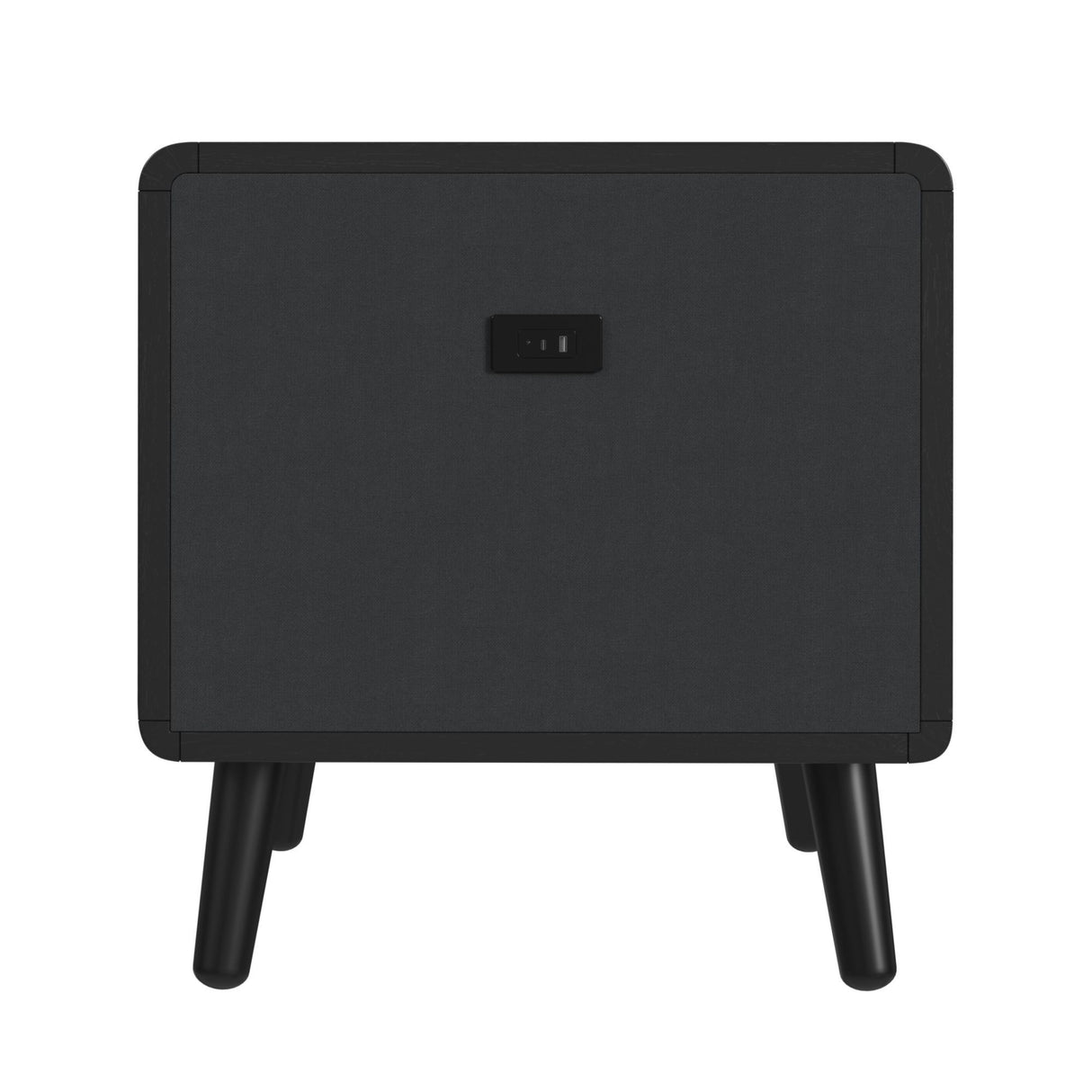 Halo - Square Smart End Table - Black