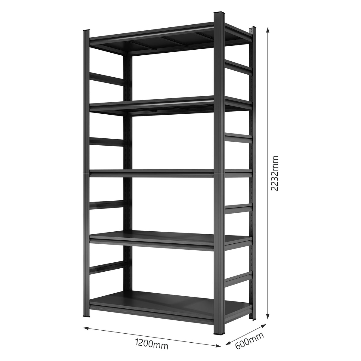5 Tier Heavy Duty Shelving Unit Adjustable Shelving
