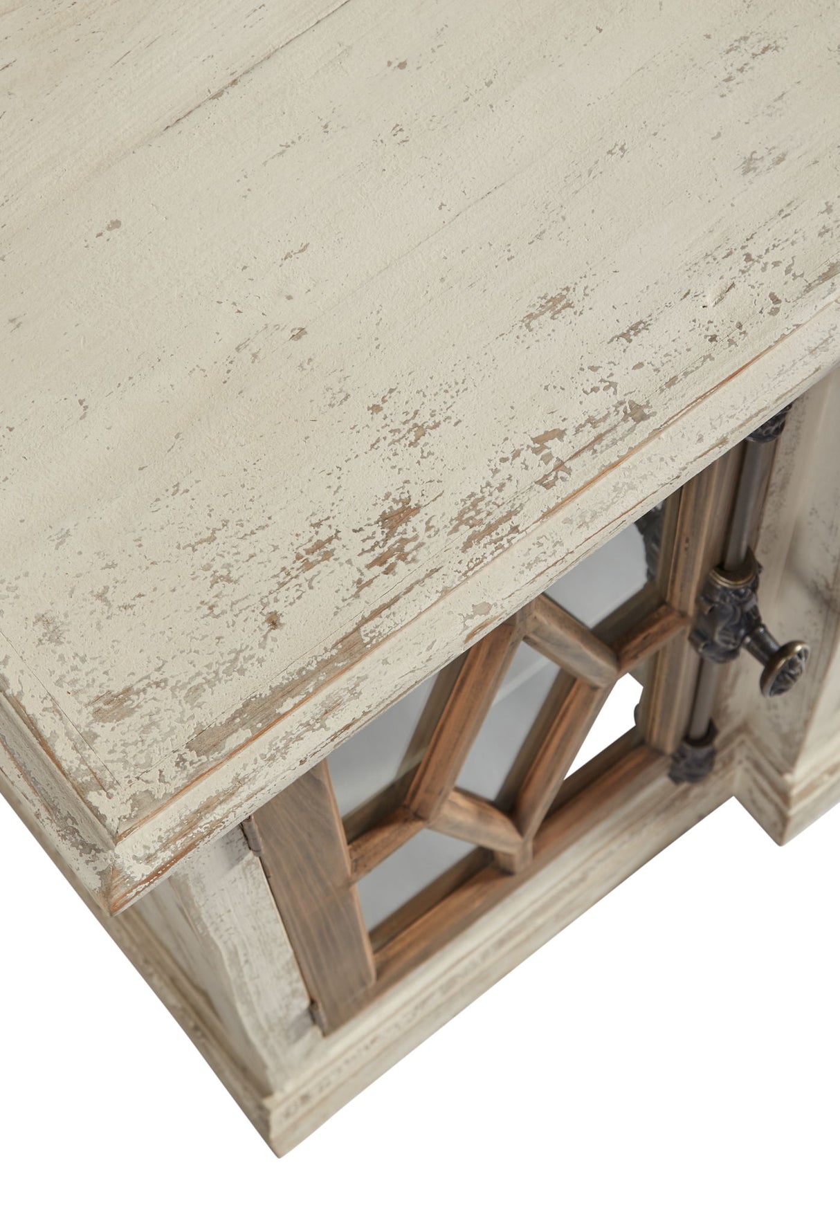 Dove Stalone - Glass Front Server - Beige