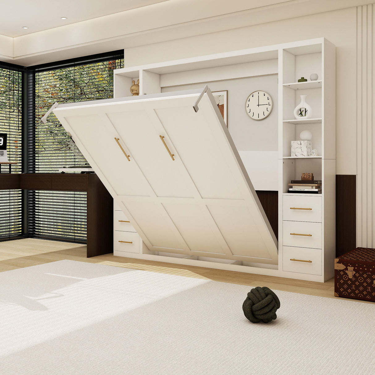 Multifunctional Vertical Murphy Wall Bed