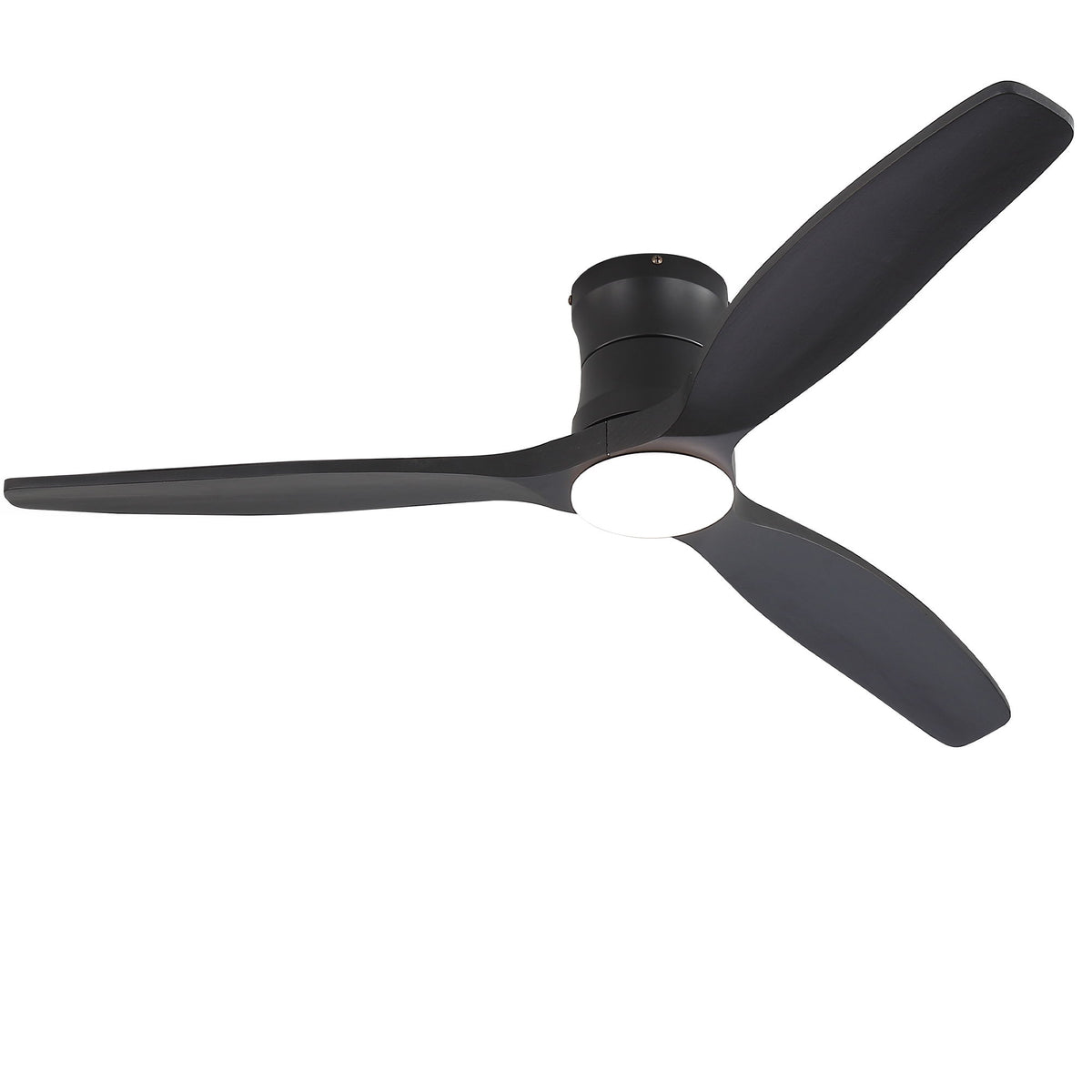 52" Ceiling Fan With Light, Dimmable DC Reversible Motor, 3 Blades