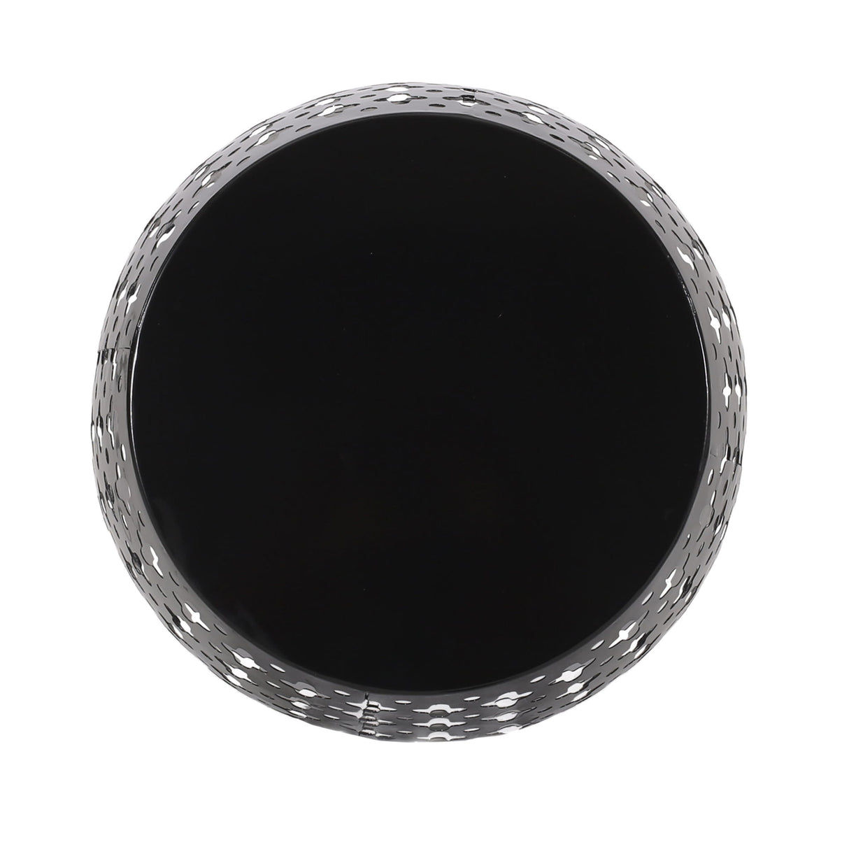 Metal End Table Large - Black