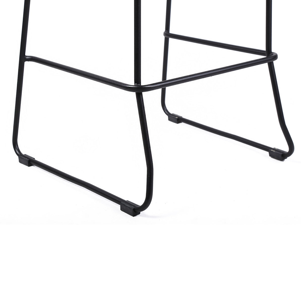 Shasta - 30" Outdoor Metal And Rope Stackable Barstool