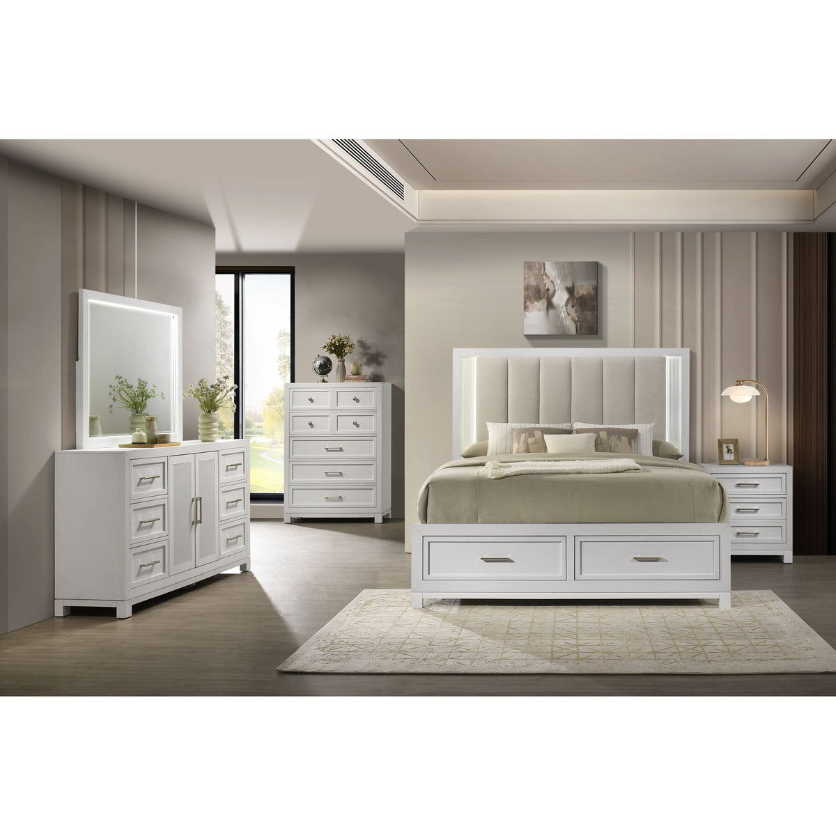Baystorm - Upholstered Storage Bed