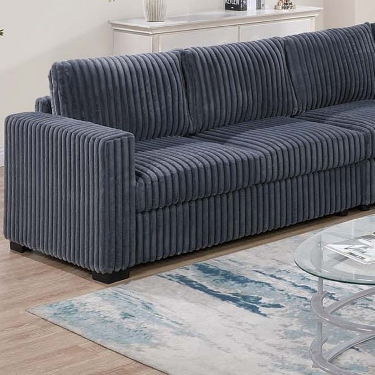 L-Shaped Sectional Set For Living Room