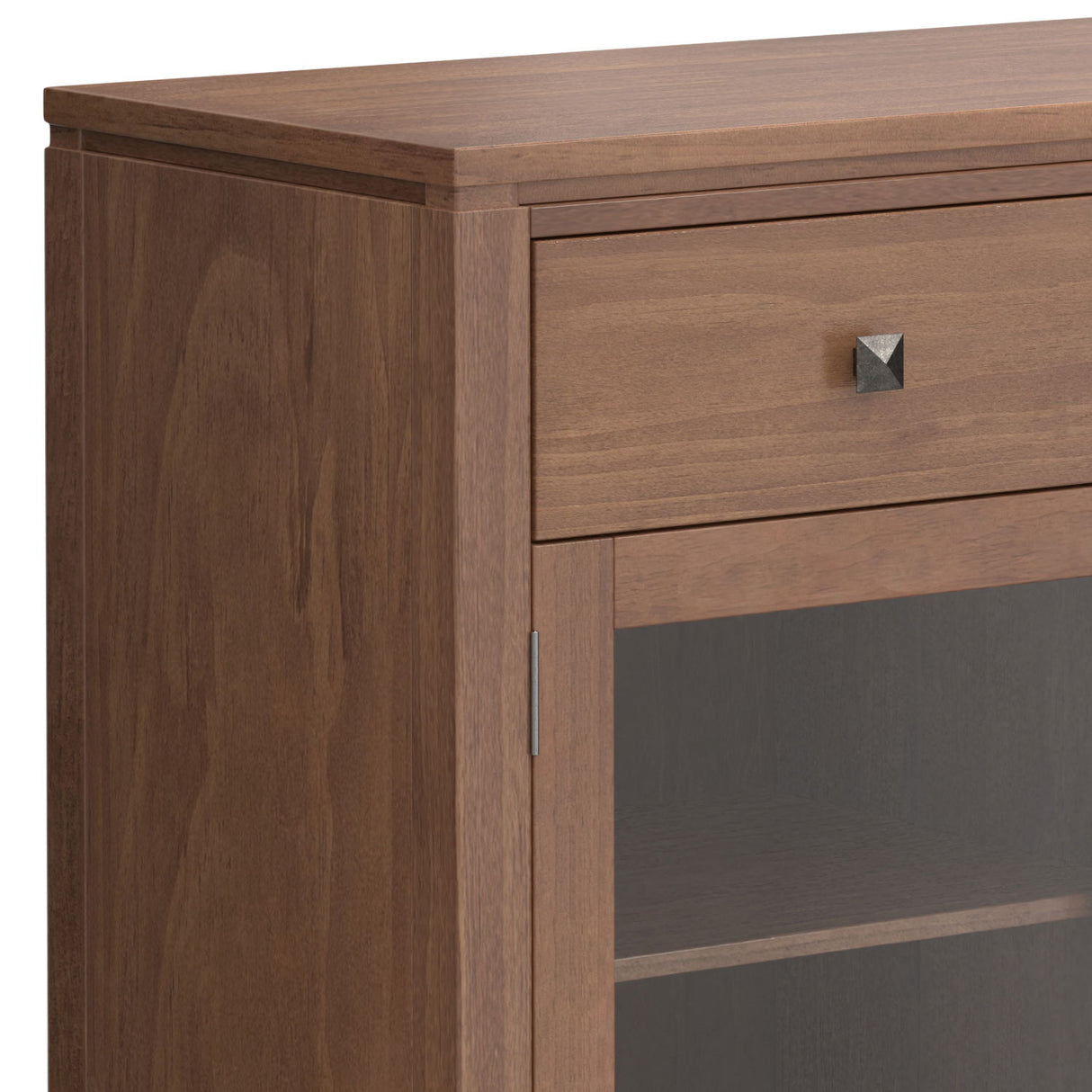 Sideboard Buffet Contemporary Solid Wood 54in x 17in x 32in