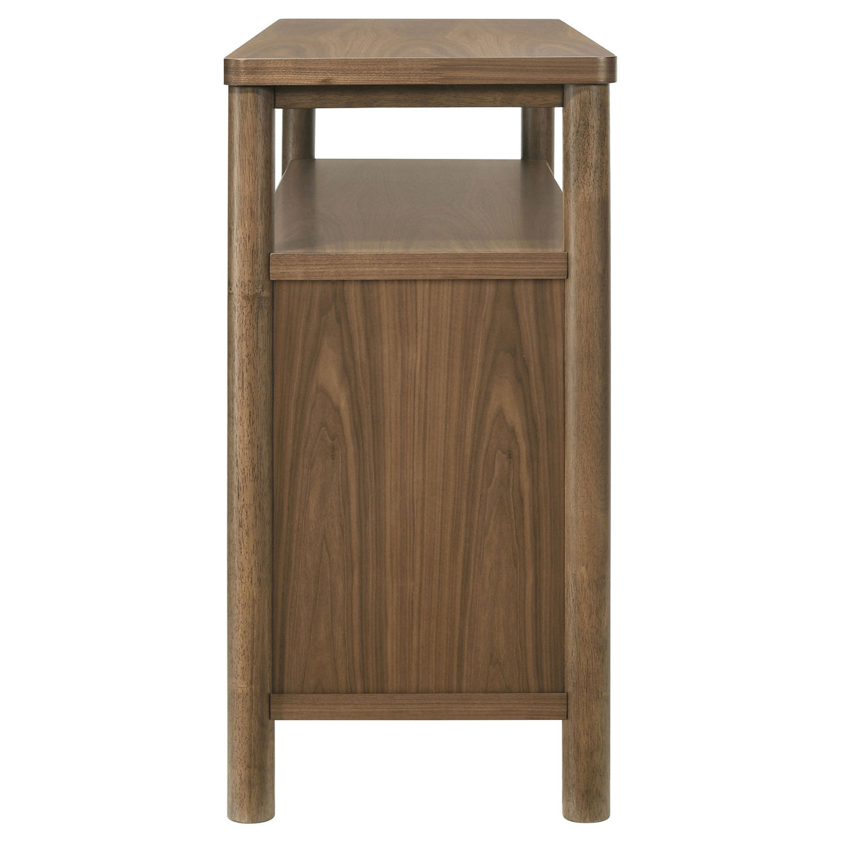 Graham - Sideboard With Open Shelf - Walnut