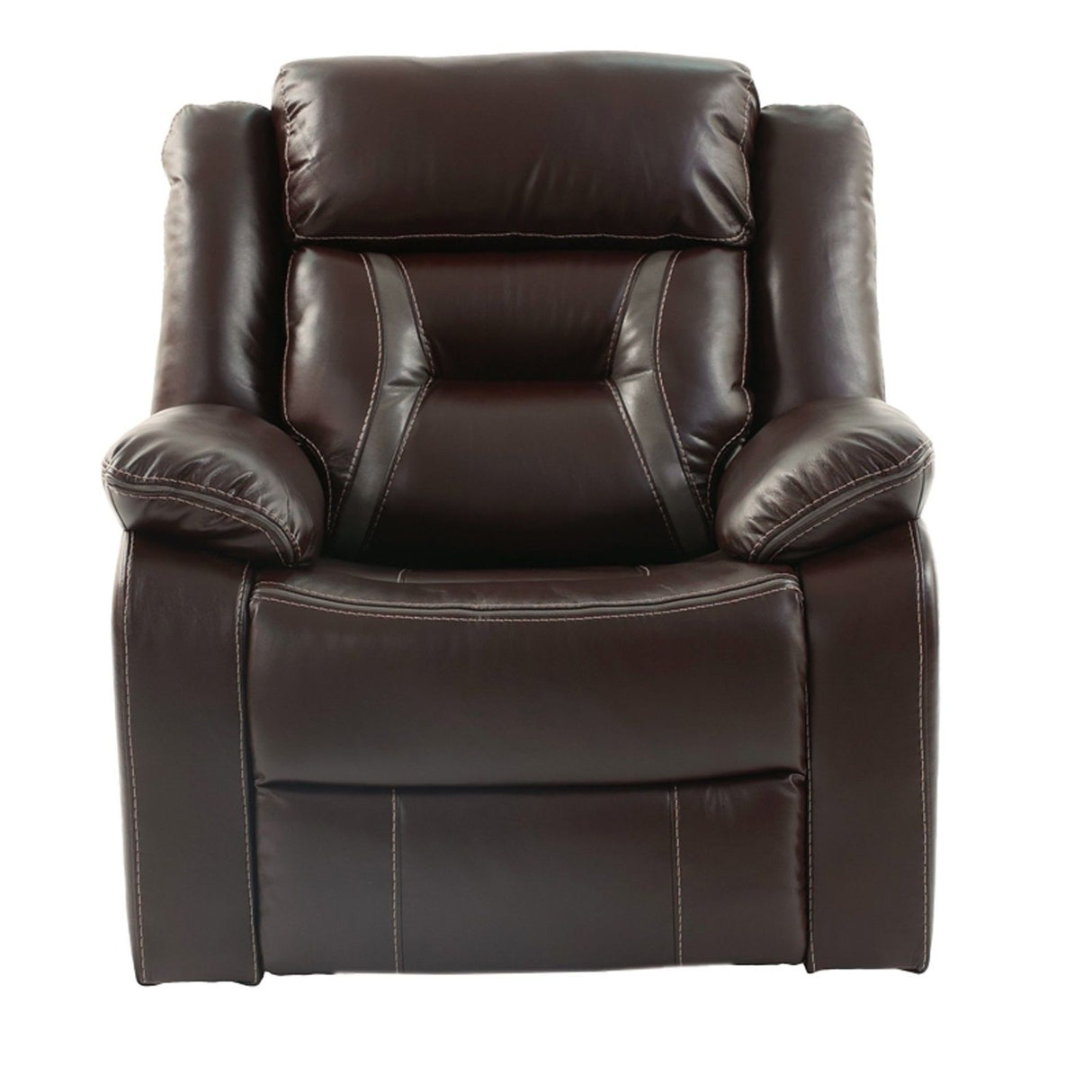 Modern Recliner With Pillow Arms And Headrest