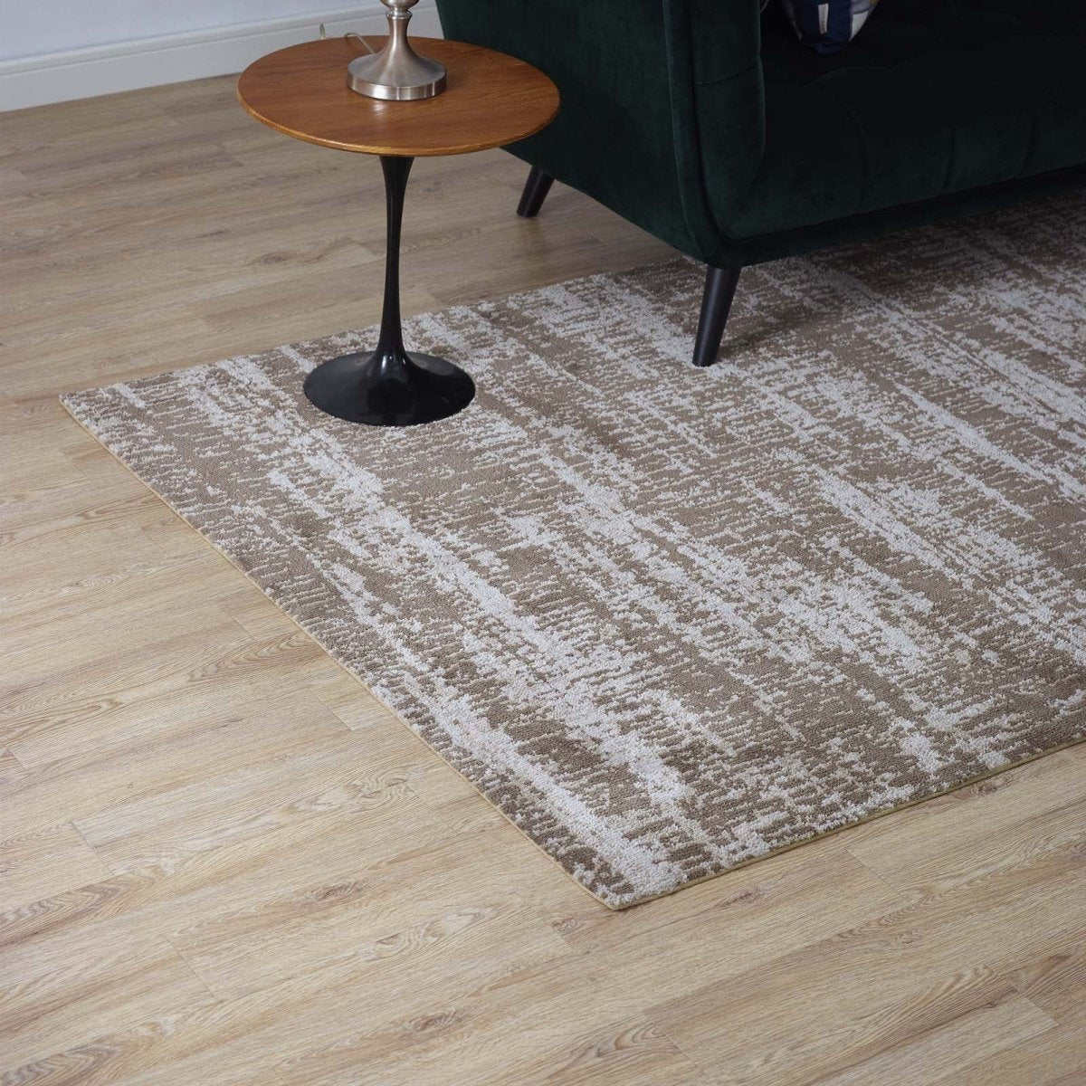 5x8 Light and Dark Tan Distressed Rustic Modern Area Rug - Mats and Rugs - Alpine Outlets