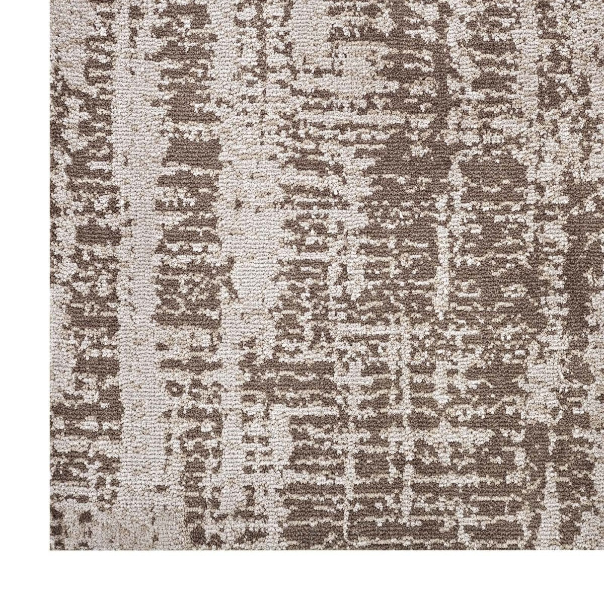 5x8 Light and Dark Tan Distressed Rustic Modern Area Rug - Mats and Rugs - Alpine Outlets