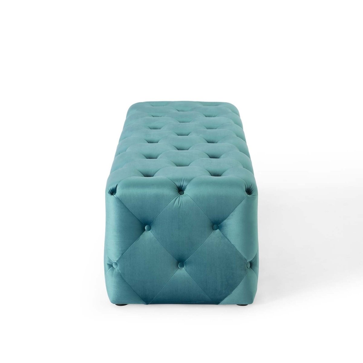 60 Inch Luxurious Tufted Button Performance Velvet Bench - Benches available at Alpine Outlets in Denver