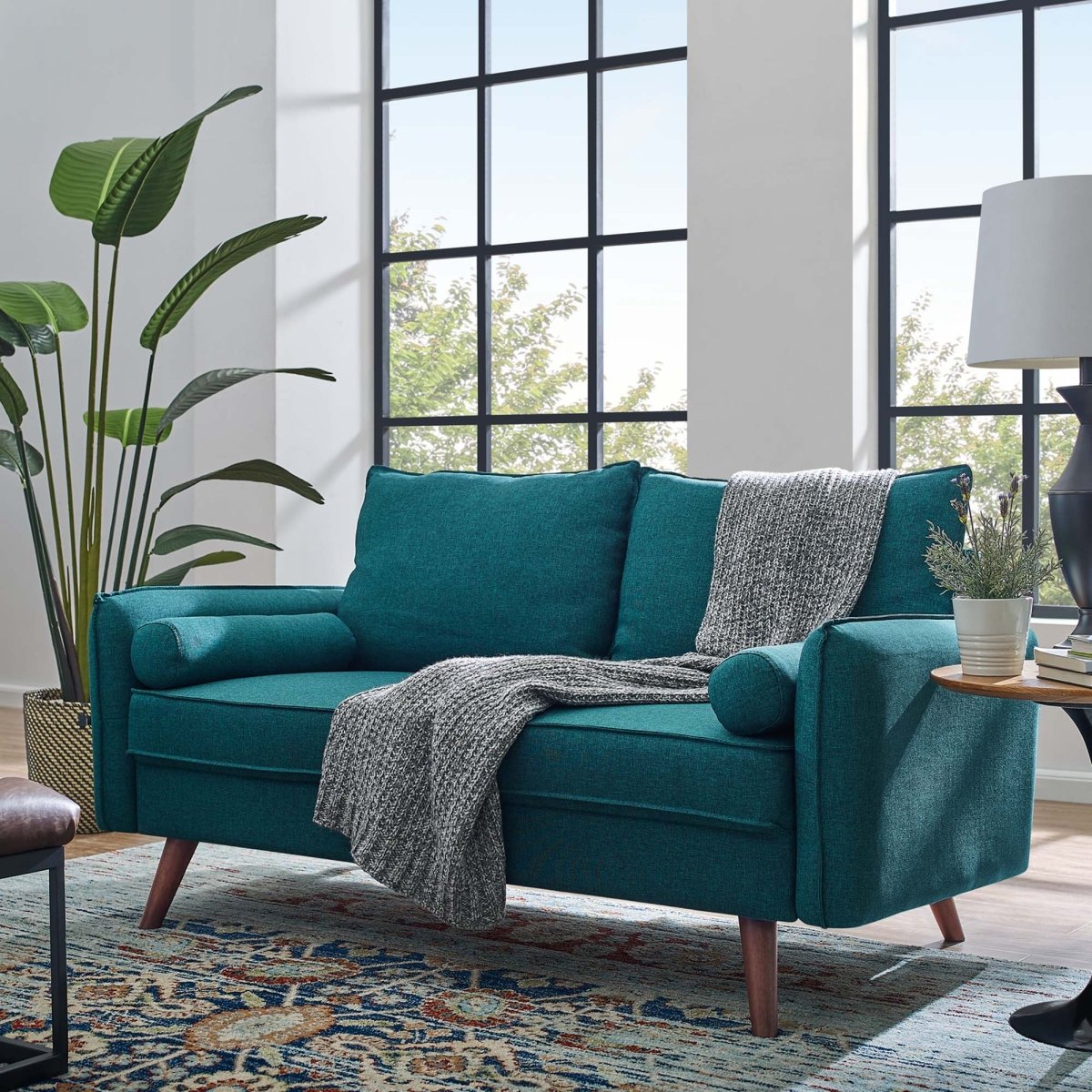 60 - Inch Revive Upholstered Fabric Loveseat - Loveseats available at Alpine Outlets in Denver