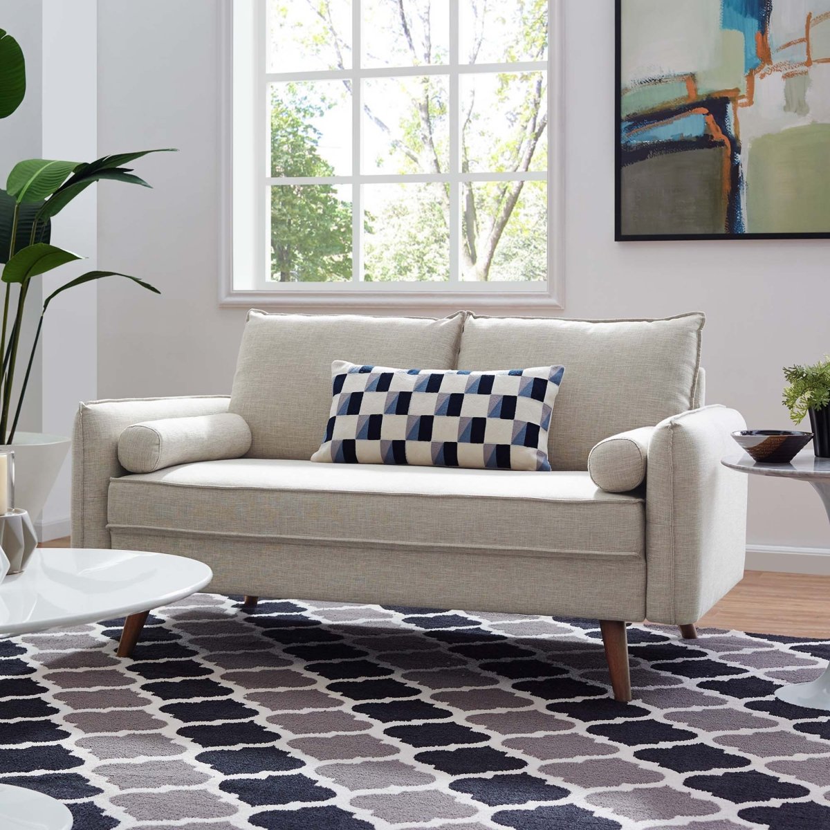 60 - Inch Revive Upholstered Fabric Loveseat - Loveseats available at Alpine Outlets in Denver