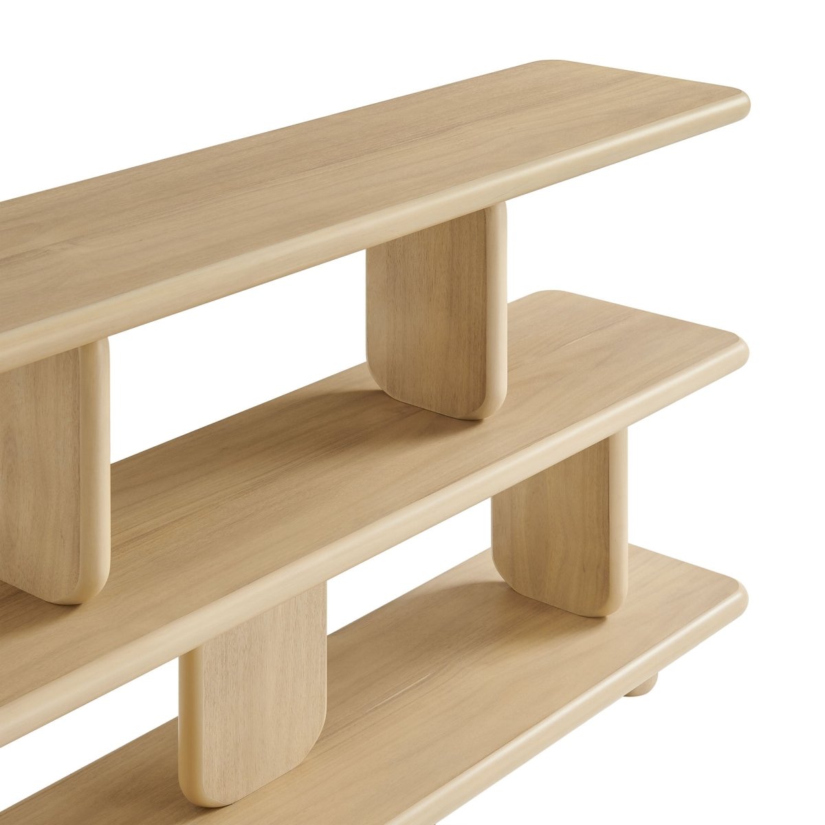 60" Sculptural 2 - Tier Low - Profile Bookshelf - Bookcases available at Alpine Outlets in Denver