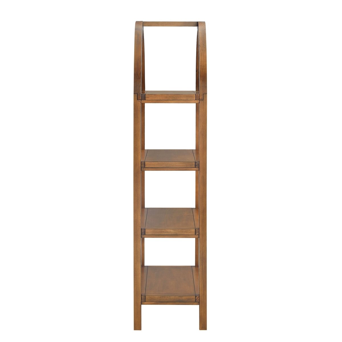 60" Tall Arched Sculptural Pine Wood Bookshelf - Bookcases available at Alpine Outlets in Denver