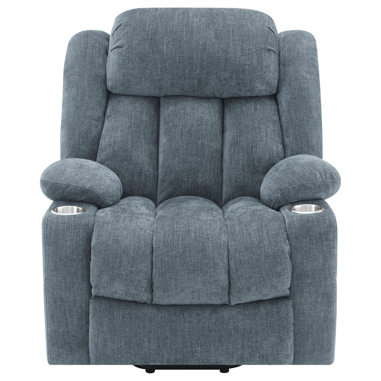 Houston Upholstered Power Lift Recliner - Slate Blue