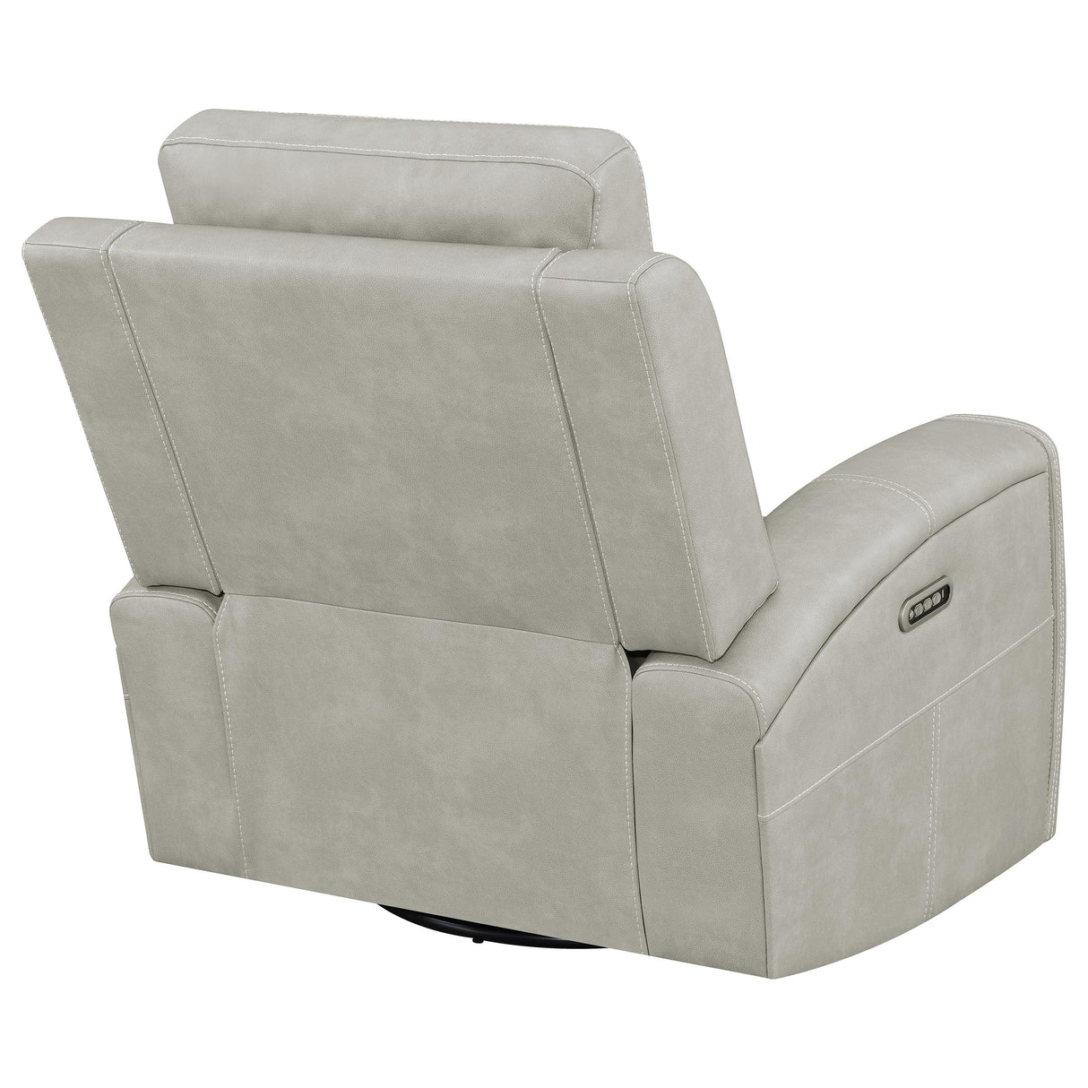 Brickston Triple Power Swivel Glider Recliner in Grey