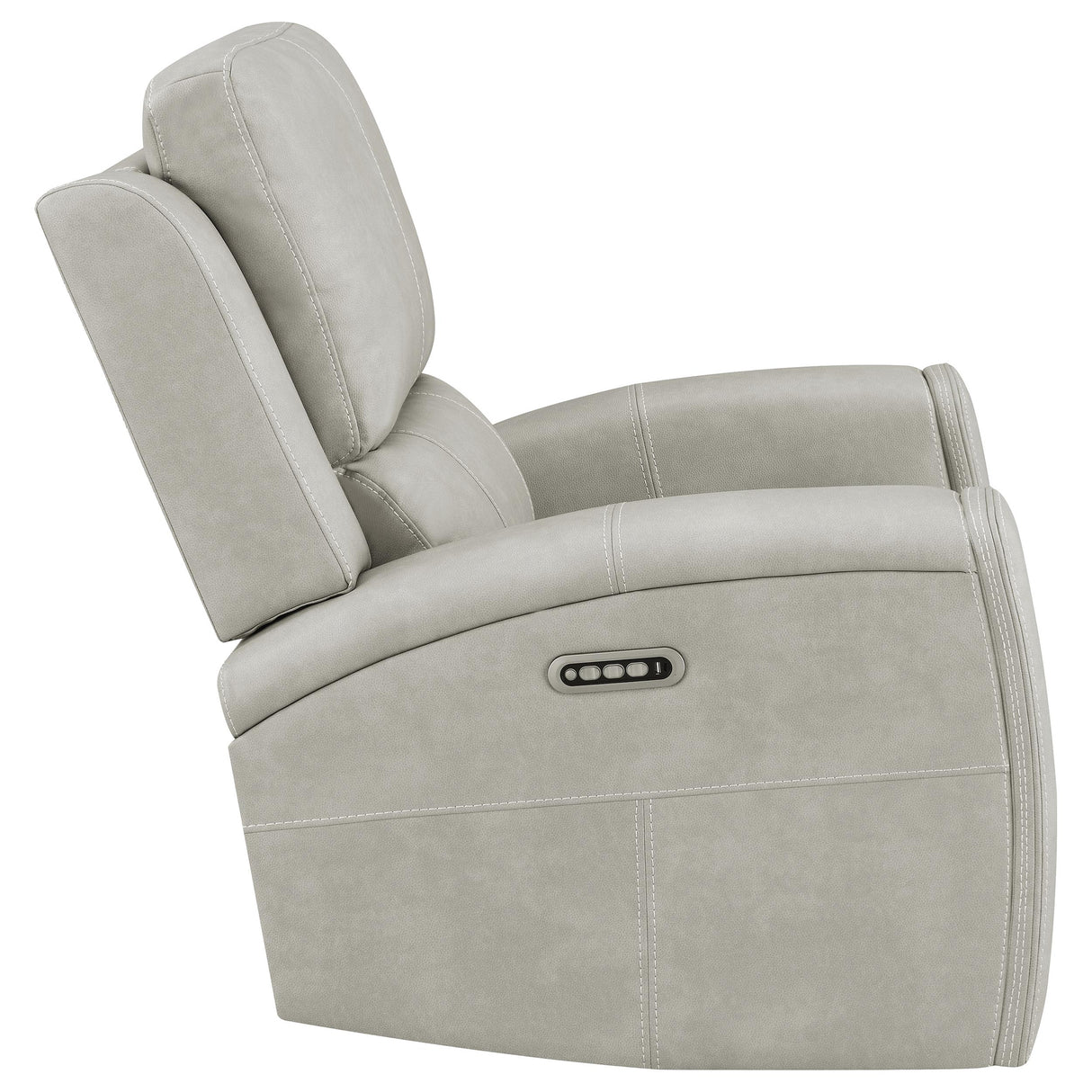 Brickston Triple Power Swivel Glider Recliner in Grey