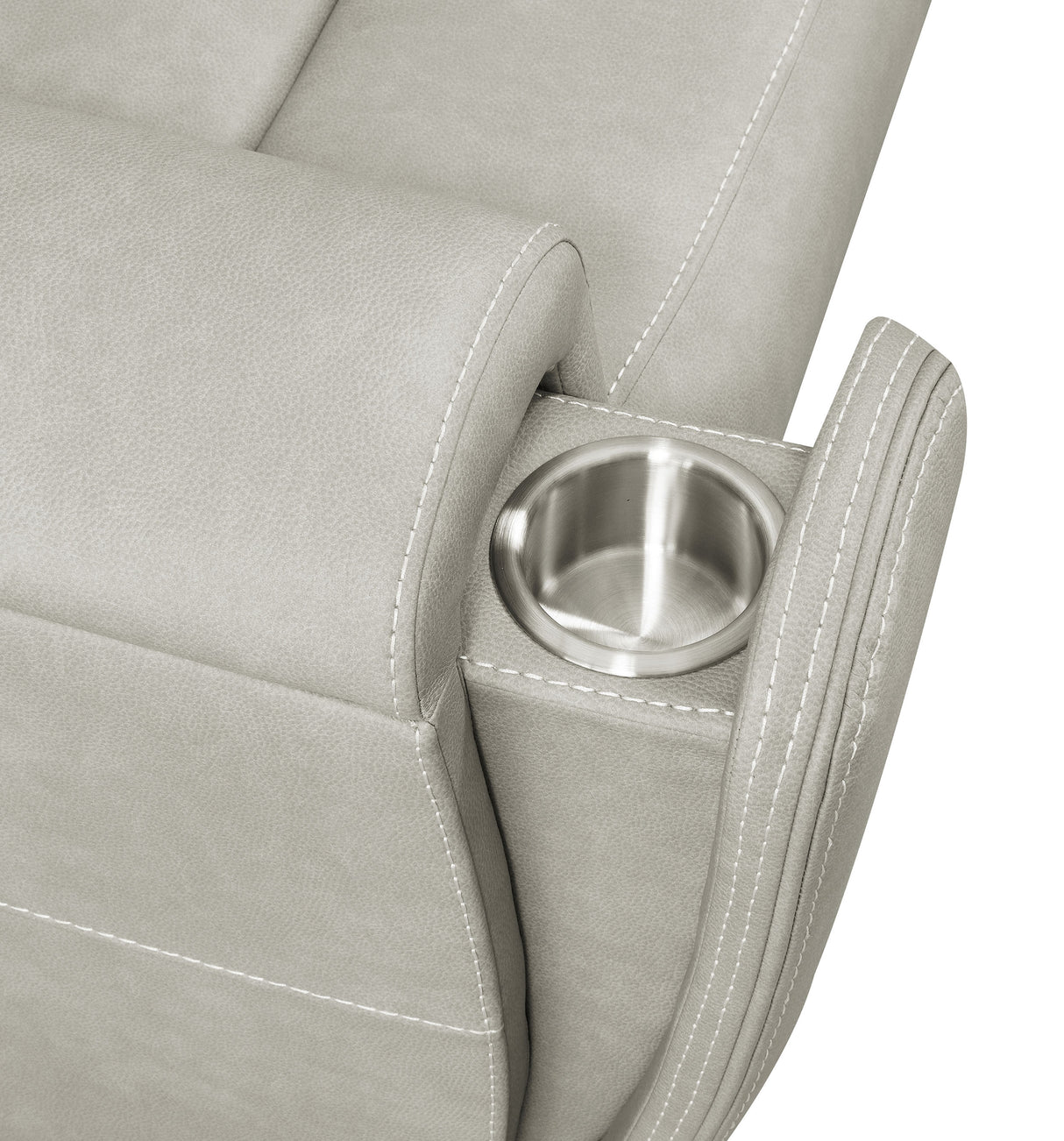 Brickston Triple Power Swivel Glider Recliner in Grey